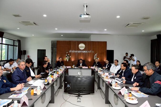 รัฐมนตรีช่วยว่าการกระทรวงคมนาคม และคณะ ตรวจราชการและตรวจติดตามแผนงาน/โครงการ ของหน่วยงานในสังกัดฯ ในพื้นที่จังหวัดเชียงใหม่