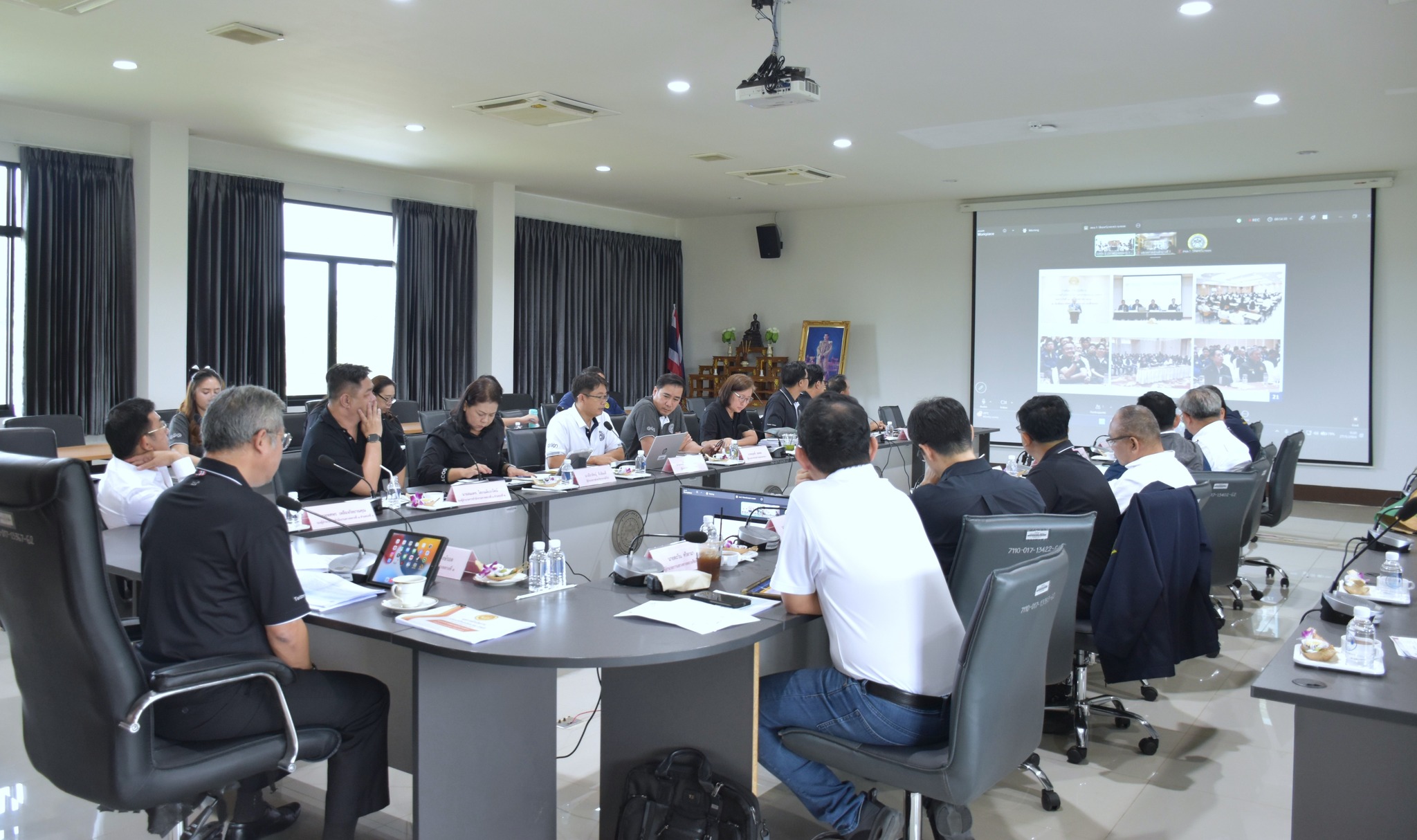 การประชุมติดตามผลการดำเนินงาน ครั้งที่ 5/2569 เดือนพฤษภาคม “การประชุมติดตามผลการดำเนินงาน มาตรการเชิงบริหารด้านธรรมาภิบาล พร้