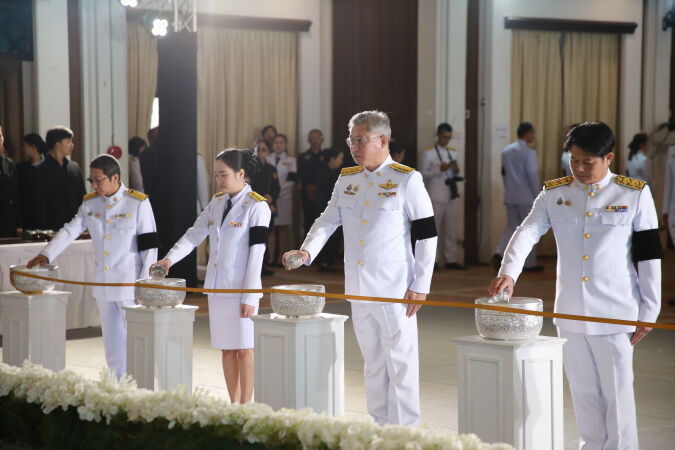 ผส.ทล.1 ร่วมพิธีถวายน้ำสรงพระศพ สมเด็จพระเจ้าลูกเธอ เจ้าฟ้าพัชรกิติยาภา นเรนทิราเทพยวดี กรมหลวงราชสาริณีสิริพัชร มหาวัชรราชธิ