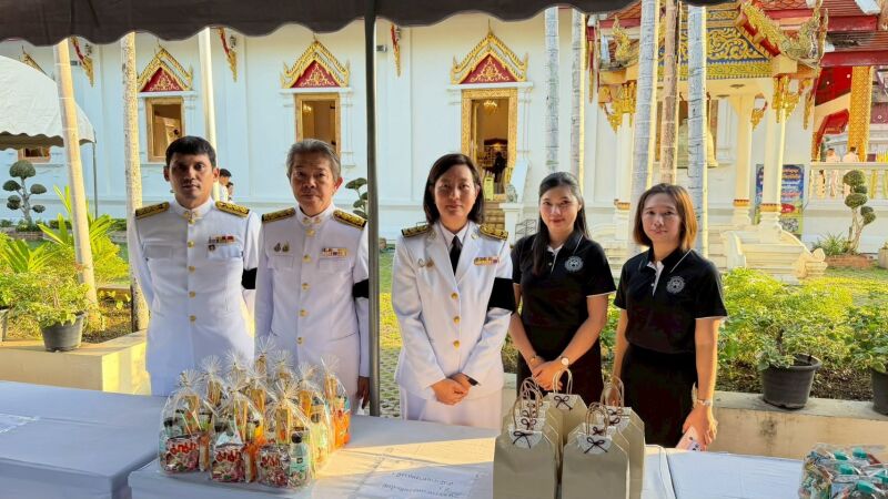 สำนักงานทางหลวงที่ 1 ร่วมพิธีทำบุญตักบาตรและพิธีบำเพ็ญกุศลปัณรสมวาร (5วัน) ถวายเป็นพระกุศลแด่ สมเด็จพระเจ้าลูกเธอ เจ้าฟ้าพัชรกิติยาภา กรมหลวงราชสาริณีสิริพัชร มหาวัชรราชธิดา