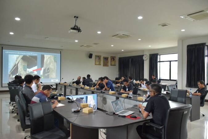 สำนักงานทางหลวงที่ 1 ร่วมกับ กองฝึกอบรม จัดโครงการฝึกอบรมเชิงปฏิบัติการ หลักสูตร "การตรวจสอบและประเมินสภาพโครงสร้างสะพานสำหรับหมวดทางหลวง" รุ่นที่ 6