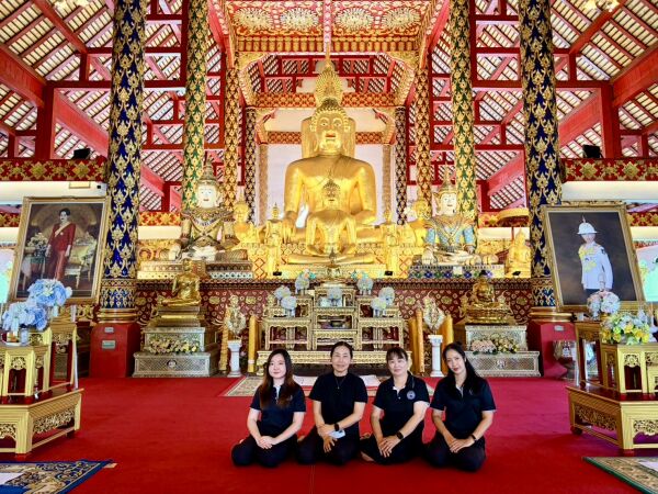 สทล.1 ร่วมพิธีสวดพระพุทธมนต์และเจริญจิตตภาวนา เพื่อถวายพระราชกุศลและถวายพระกุศล ประจำเดือนกันยายน 2569 ณ วัดสวนดอก พระอารามหลวง
